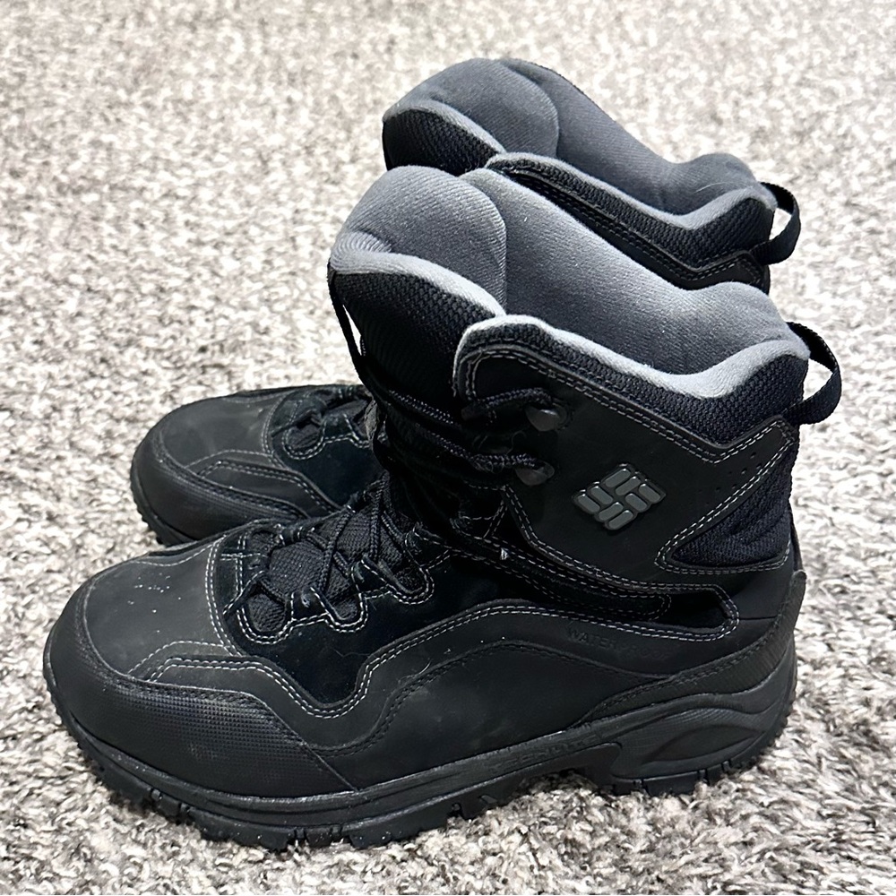Columbia Omni Grip Techlite Black Lace Up BM1525-010 Size 10